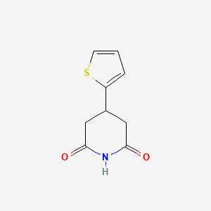 molecular formula C9H9NO2S B1428941 4-(2-Thienyl)piperidine-2,6-dione CAS No. 1267704-33-5