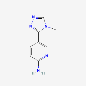 5-(4-methyl-4H-1,2,4-triazol-3-yl)pyridin-2-amine