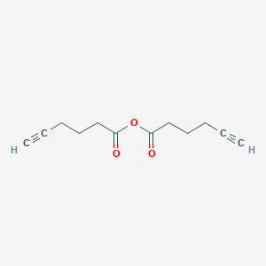 molecular formula C12H14O3 B14289435 Hex-5-ynoic anhydride CAS No. 119837-79-5