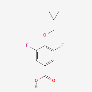 4-(Cyclopropylmethoxy)-3,5-difluorobenzoic acid
