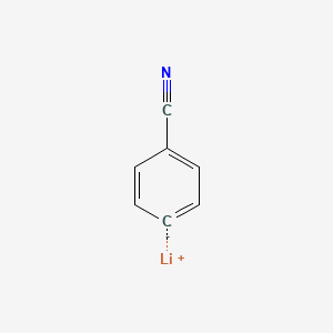 molecular formula C7H4LiN B14289461 Lithium, (4-cyanophenyl)- CAS No. 121443-43-4