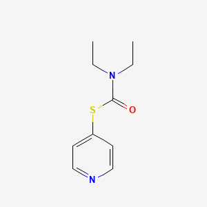 molecular formula C10H14N2OS B14289541 S-Pyridin-4-yl diethylcarbamothioate CAS No. 114085-03-9