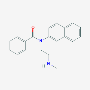 molecular formula C20H20N2O B14289587 N-[2-(Methylamino)ethyl]-N-(naphthalen-2-yl)benzamide CAS No. 116708-65-7