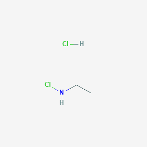 molecular formula C2H7Cl2N B14289602 N-chloroethanamine;hydrochloride CAS No. 116147-70-7