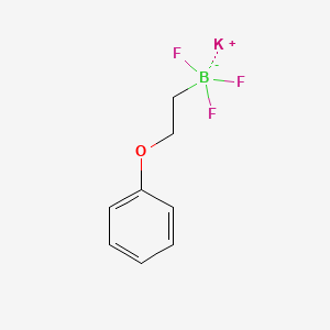 molecular formula C8H9BF3KO B1428961 Potassium (2-phenyloxy)ethyltrifluoroborate CAS No. 1408168-74-0