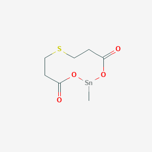 molecular formula C7H11O4SSn B14289621 CID 78060901 