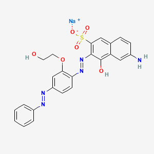molecular formula C24H20N5NaO6S B14289659 Ccris 4175 CAS No. 127750-17-8