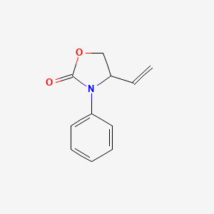 molecular formula C11H11NO2 B14289679 4-Ethenyl-3-phenyl-1,3-oxazolidin-2-one CAS No. 115148-31-7