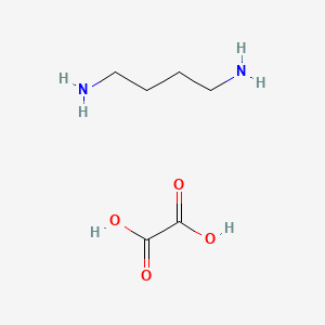 molecular formula C6H14N2O4 B14289733 Butane-1,4-diamine;oxalic acid CAS No. 138779-45-0