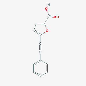 molecular formula C13H8O3 B142898 5-(Phenylethynyl)furan-2-carboxylic acid CAS No. 130423-83-5