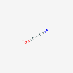 molecular formula C2NO+ B14289822 (Cyanomethylidyne)oxidanium CAS No. 138853-34-6