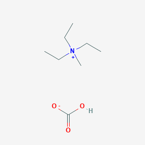 molecular formula C8H19NO3 B14289872 hydrogen carbonate;triethyl(methyl)azanium CAS No. 117417-44-4
