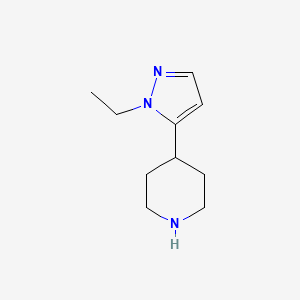 4-(1-ethyl-1H-pyrazol-5-yl)piperidine