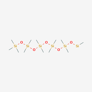 molecular formula C12H36O5Si6 B14290134 Dodecamethylhexasiloxane 