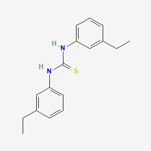molecular formula C17H20N2S B14290169 N,N'-Bis(3-ethylphenyl)thiourea CAS No. 138845-19-9