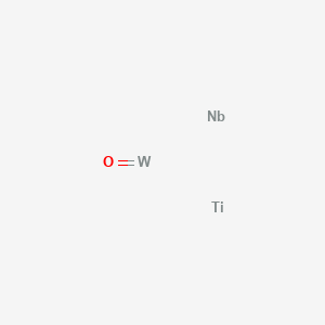 molecular formula NbOTiW B14290340 niobium;oxotungsten;titanium CAS No. 117386-25-1
