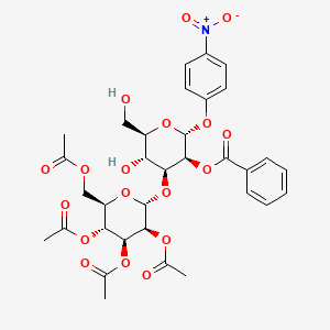 4-Nitrophenyl 3-O-(2,3,4,6-tetra-O-acetyl-a-D-mannopyranosyl)-2-O-benzoyl-a-D-mannopyranoside