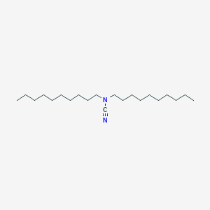 molecular formula C21H42N2 B14290350 Didecylcyanamide CAS No. 113576-08-2