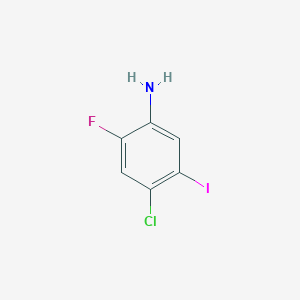 4-Chloro-2-fluoro-5-iodo-phenylamine