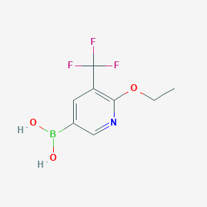 molecular formula C8H9BF3NO3 B1429043 (6-Ethoxy-5-(trifluoromethyl)pyridin-3-yl)boronic acid CAS No. 849934-85-6