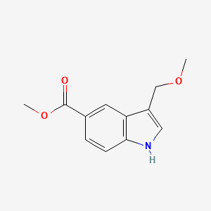 methyl 3-(methoxymethyl)-1H-indole-5-carboxylate