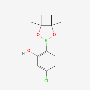 5-Chloro-2-(4,4,5,5-tetramethyl-1,3,2-dioxaborolan-2-YL)phenol