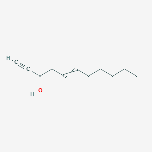 molecular formula C11H18O B14290537 Undec-5-EN-1-YN-3-OL CAS No. 129030-85-9