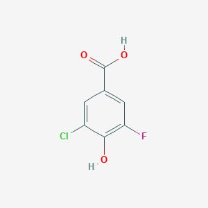 B1429054 3-Chloro-5-fluoro-4-hydroxybenzoic acid CAS No. 455-57-2