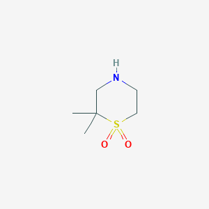 2,2-Dimethylthiomorpholine 1,1-dioxide