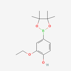 2-Ethoxy-4-(4,4,5,5-tetramethyl-1,3,2-dioxaborolan-2-yl)phenol