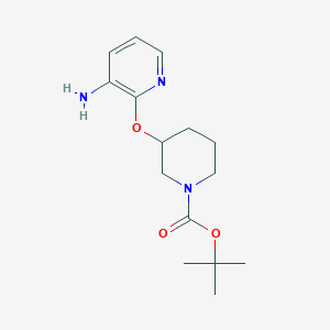Tert-butyl 3-((3-aminopyridin-2-yl)oxy)piperidine-1-carboxylate