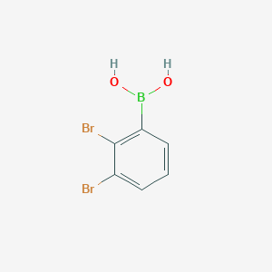 molecular formula C6H5BBr2O2 B1429062 2,3-Dibromophenylboronic acid CAS No. 1627830-03-8