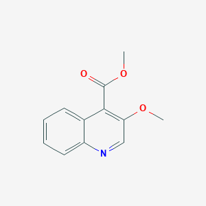 molecular formula C12H11NO3 B1429076 Methyl 3-methoxyquinoline-4-carboxylate CAS No. 893566-48-8