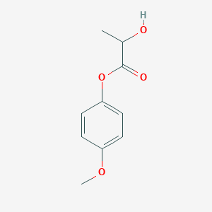 molecular formula C10H12O4 B14290813 4-Methoxyphenyl 2-hydroxypropanoate CAS No. 113597-79-8