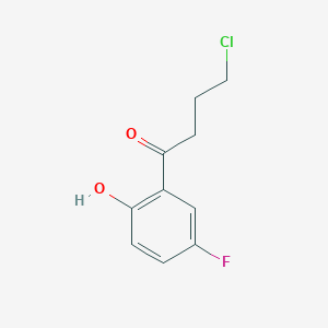 molecular formula C10H10ClFO2 B1429085 4-氯-1-(5-氟-2-羟基苯基)丁酮 CAS No. 79214-31-6