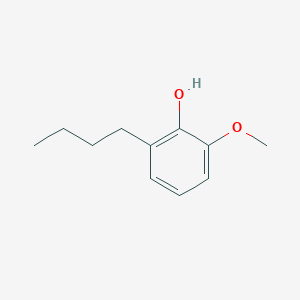 molecular formula C11H16O2 B14290858 2-Butyl-6-methoxyphenol CAS No. 130223-24-4