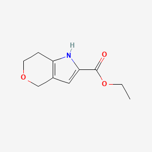 ethyl 1H,4H,6H,7H-pyrano[4,3-b]pyrrole-2-carboxylate