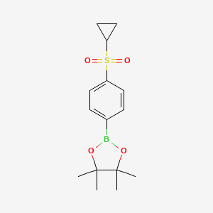 2-(4-(Cyclopropylsulfonyl)phenyl)-4,4,5,5-tetramethyl-1,3,2-dioxaborolane
