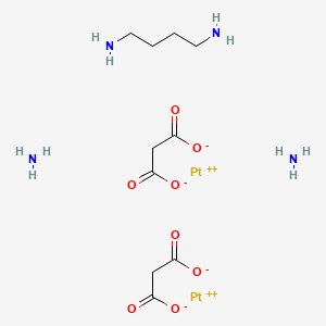 molecular formula C10H22N4O8Pt2 B14291111 azane;butane-1,4-diamine;platinum(2+);propanedioate CAS No. 125922-35-2
