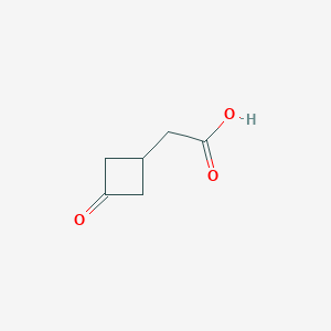 molecular formula C6H8O3 B1429114 2-(3-Oxocyclobutyl)acetic acid CAS No. 1610028-25-5