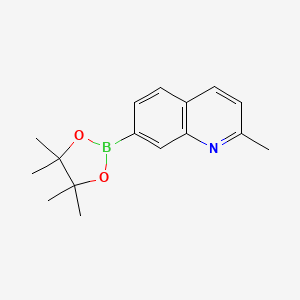 2-Methyl-7-(4,4,5,5-tetramethyl-1,3,2-dioxaborolan-2-yl)quinoline