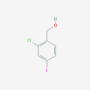 molecular formula C7H6ClIO B1429141 (2-Chloro-4-iodophenyl)methanol CAS No. 1260654-93-0
