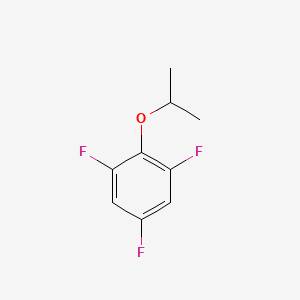 molecular formula C9H9F3O B1429150 2-(2',4',6'-Trifluorophenoxy)propane CAS No. 1310416-65-9