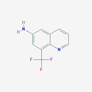 molecular formula C10H7F3N2 B1429151 8-(Trifluoromethyl)quinolin-6-amine CAS No. 1080640-91-0