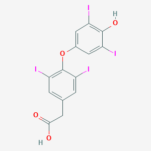 molecular formula C14H8I4O4 B142916 Tetraiodothyroacetic acid CAS No. 67-30-1