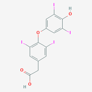 molecular formula C14H8I4O4 B142916 Tetrac CAS No. 67-30-1