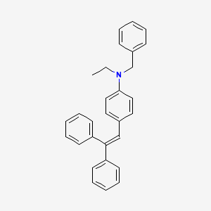 molecular formula C29H27N B14291618 N-Benzyl-4-(2,2-diphenylethenyl)-N-ethylaniline CAS No. 115947-91-6