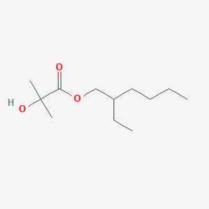 molecular formula C12H24O3 B14291650 2-Ethylhexyl 2-hydroxy-2-methylpropanoate CAS No. 114214-83-4