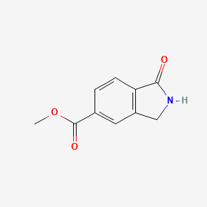 molecular formula C10H9NO3 B1429174 Methyl 1-oxo-2,3-dihydro-1H-isoindole-5-carboxylate CAS No. 926307-72-4