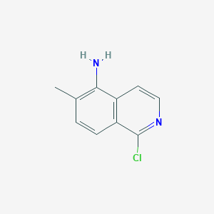 molecular formula C10H9ClN2 B1429187 1-Chloro-6-methylisoquinolin-5-amine CAS No. 1093101-44-0